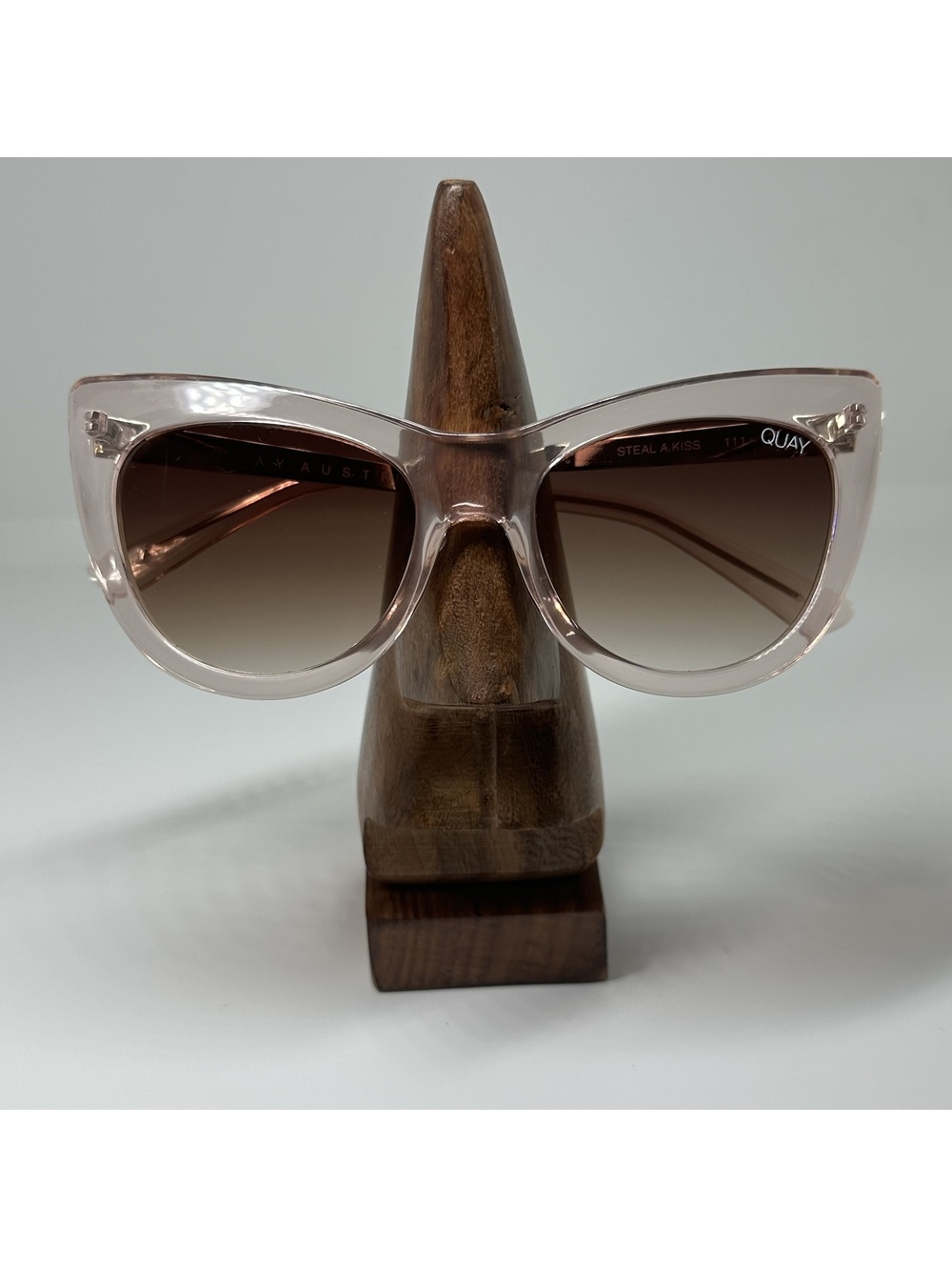 Quay Australia Steal a Kiss Pink Cat Eye Sunglasses